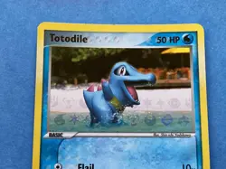 Pokemon Reverse Holo Totodile- EX Hidden Legends- 79/101- NM - Image 4