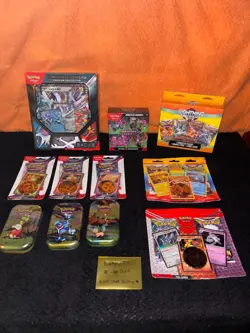 Large Sealed Pokemon Lot, mixed sets , collection , sealed Shrouded fable BB - Image 1