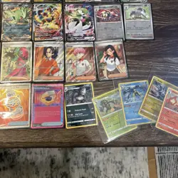 Lot of Pokemon TCG Cards Full Art Trainers V Vstar V Max Rainbow Holo Promo - Image 5