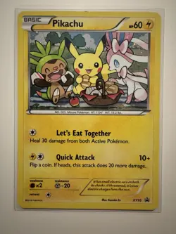 Pokemon Pikachu TCG XY95 XY Black Star Promo Holo Card - Image 1