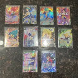 Vegeta Foil Lot of 10 Dragon Ball Super Card Game | LP/NM - Image 1