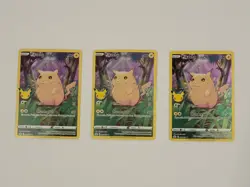 Pokemon Celebrations PIKACHU Full Art Holo Rare 005/025 3-Card LOT NM - Image 1