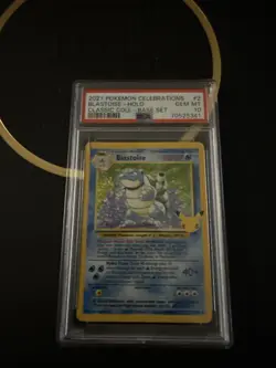 Pokemon TCG Blastoise Holo Rare Card 2/102 Celebrations Classic Collection - Image 1