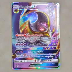 Lunala GX SM17 Sun & Moon Black Star Promo Holo Pokemon TCG Card Lightly Played - Image 1