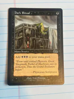 Dark Ritual Urza's Saga Magic the Gathering Card - Image 1