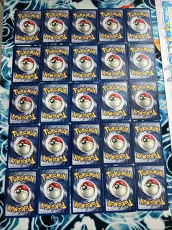 25 Vintage Pokemon Cards Lot: Base Set Jungle WOTC LP-HP+ English - Image 2