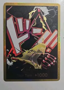 English PRB02 Gear 4 Luffy (Snakeman) Gold Don!! Card - Image 1