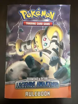 Pokemon Trading Card Game Diamond & Pearl Legends Awakened Cardlist Rulebook - Image 1