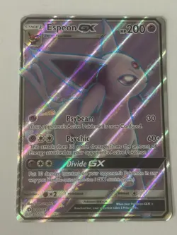 Pokemon TCG Espeon GX Full Art Ultra Rare Card 140/149 Sun & Moon - Image 1