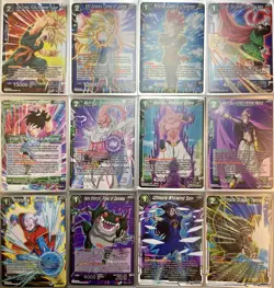 Dragon Ball Super Card 56 Cards Lot Mix Of ST/SPR/EX/SR/R/UC/C/PR All Shinny NM - Image 3