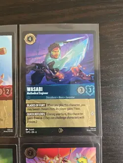 Disney Lorcana Azurite Sea League Promo Card Set - Minnie Mouse, Wasabi, Honey - Image 3