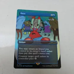 MTG Daze Rainbow FOIL Spongebob Secret Lair Magic the Gathering - Image 1