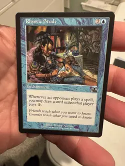 MTG Magic The Gathering Rhystic Study Prophecy Regular - Image 1