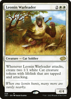 Leonin Warleader - J22 #208 | NORMAL | NM | MTG - Image 1