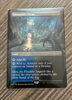 Gloomlake Verge (Borderless) - 0331 Rare Regular NM Duskmourn: House of Horror - Image 1