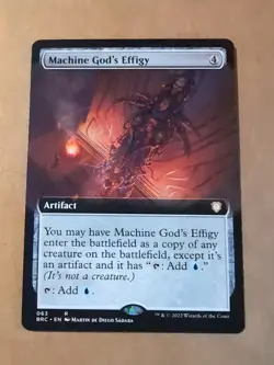 Machine God's Effigy (Extended Art) Commander: the Brothers' War Regular - Image 1