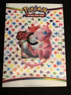 Pokemon Scarlet & Violet 151 Promotional 3D Lenticular TCG Sign Poster 17" x 24" - Image 1