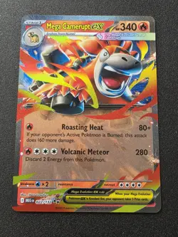 Mega Camerupt ex 022/132 Pokemon TCG: Mega Evolution Near Mint (NM) - Image 1