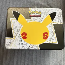 Pokemon 25th celebration TCG Card Tin - Lunch Box Tin - Lot 1 - Image 1