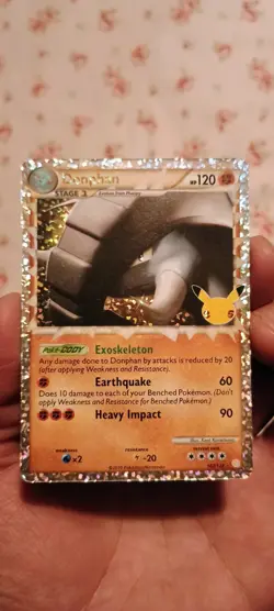 Pokemon TCG Donphan Prime Celebrations Classic Collection Holo Card 107/123 - Image 1