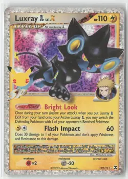 Luxray GL LV.X #109/111 Celebrations: Classic Collection Pokemon - Image 1