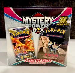 Pokemon Mystery Power Box Chase Pack 5 Booster Packs NEW SEALED S097 - Image 1