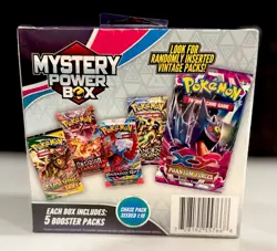 Pokemon Mystery Power Box Chase Pack 5 Booster Packs NEW SEALED S097 - Image 3