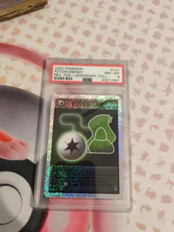 PSA 8 Pokemon TCG 2002 Legendary Collection #101/110 Potion Energy Reverse Holo - Image 1