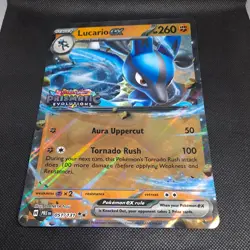 JUMBO Lucario ex 051/131 - Pokemon TCG Prismatic Evolutions - Stamp Holo Promo - Image 1