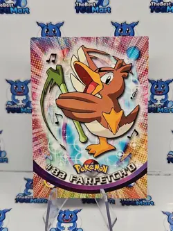 Topps Pokemon #83 Farfetch’d Blue Logo MP - Image 1