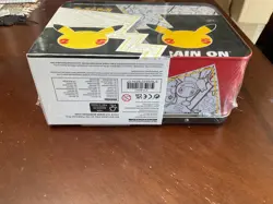 Pokemon TCG Celebration 25th Anniversary Collector’s Chest/ Lunch Box Tin Sealed - Image 4