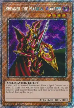 Yugioh! Breaker the Magical Warrior - RA03-EN125 - Platinum Secret Rare - 1st Ed - Image 1