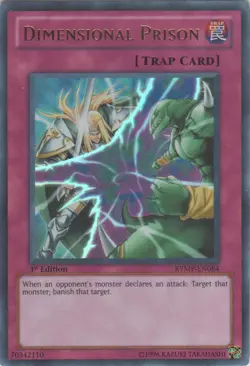 Yugioh! MP Dimensional Prison - RYMP-EN084 - Ultra Rare - 1st Edition Moderately - Image 1