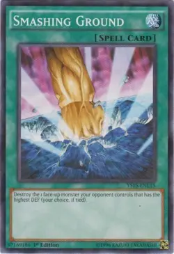 Yugioh! LP Smashing Ground - YS15-ENL15 - Shatterfoil - 1st Edition Lightly Play - Image 1