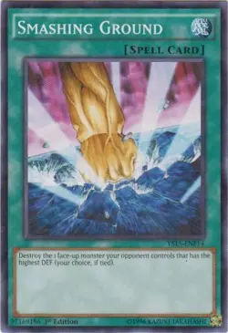 Yugioh! LP Smashing Ground - YS15-ENF14 - Shatterfoil - 1st Edition Lightly Play - Image 1