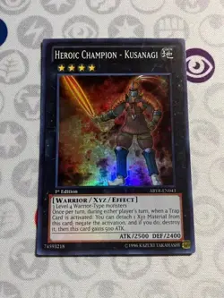 Heroic Champion - Kusanagi - ABYR-EN043 - Super Rare (NM) - Yugioh - Image 1