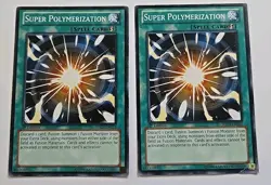 Yu-Gi-Oh! Two Super Polymerizationn SDCR-EN021 1st Edition Cards - Image 1