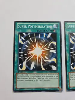 Yu-Gi-Oh! Two Super Polymerizationn SDCR-EN021 1st Edition Cards - Image 2