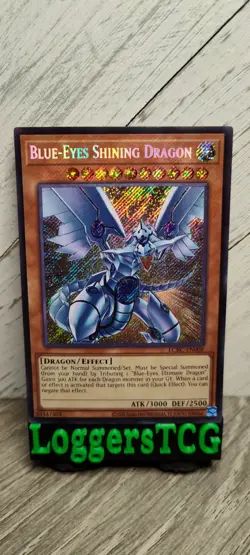 Yu-Gi-Oh! Blue-Eyes Shining Dragon / LCKC-EN008 UNLIMITED NM - Image 1