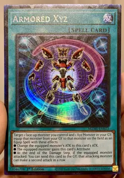 Yugioh Armored XYZ MZMI-EN025 Collectors Rare 1st Ed VLP/LP w/Tracking - Image 1