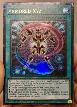 Yugioh Armored XYZ MZMI-EN025 Collectors Rare 1st Ed VLP/LP w/Tracking - Image 2