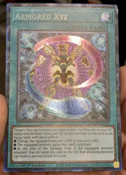 Yugioh Armored XYZ MZMI-EN025 Collectors Rare 1st Ed VLP/LP w/Tracking - Image 5