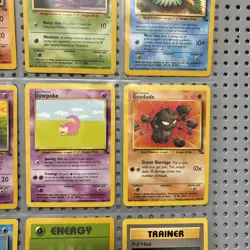 Vintage Pokemon Cards Lot Fossil Set Light Play 1999 Wizards Of The Coast Binder - Image 4