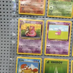 Vintage Pokemon Cards Lot Fossil Set Light Play 1999 Wizards Of The Coast Binder - Image 5