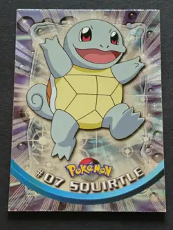 Topps Pokemon TV Animation Edition trading card of Squirtle, card number 7. - Image 2