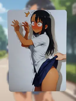 Hayase Nagatoro Don't Toy With Me, Miss Nagatoro Anime Waifu Sexy Hentai Card - Image 1