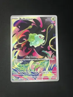 Pokemon TCG Bulbasaur Illustration Rare Card 133/132 NM Near Mint - Image 1
