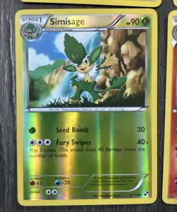 Pokemon Card Reverse Holo Lot Black and White Era LP - Image 4