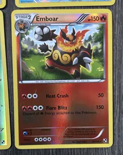 Pokemon Card Reverse Holo Lot Black and White Era LP - Image 5