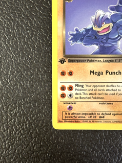Dark Machamp 27/82 1st Edition Rare Team Rocket Pokemon Trading Card TCG - NM - Image 4